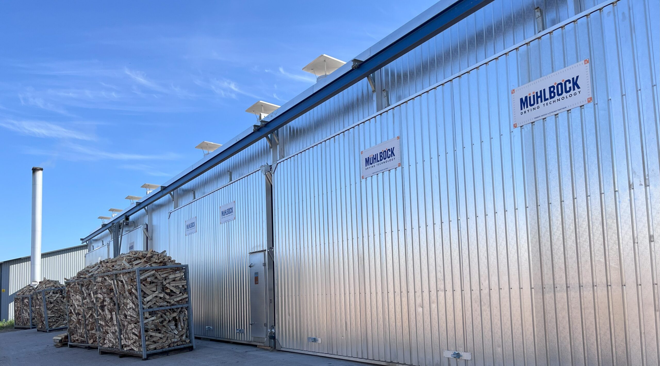 Estonian firewood uses Muhlbock kiln dryer